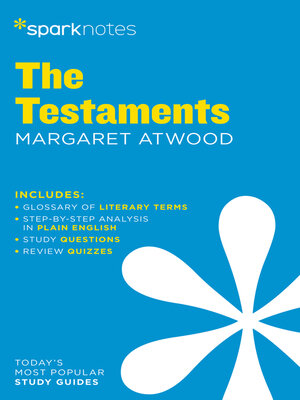cover image of The Testaments SparkNotes Literature Guide